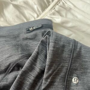 Grey lulu leggings with pocket and phone pouch